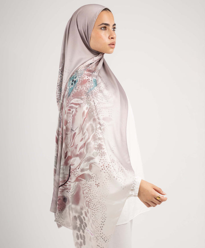 Twilight Flora Silk Scarf