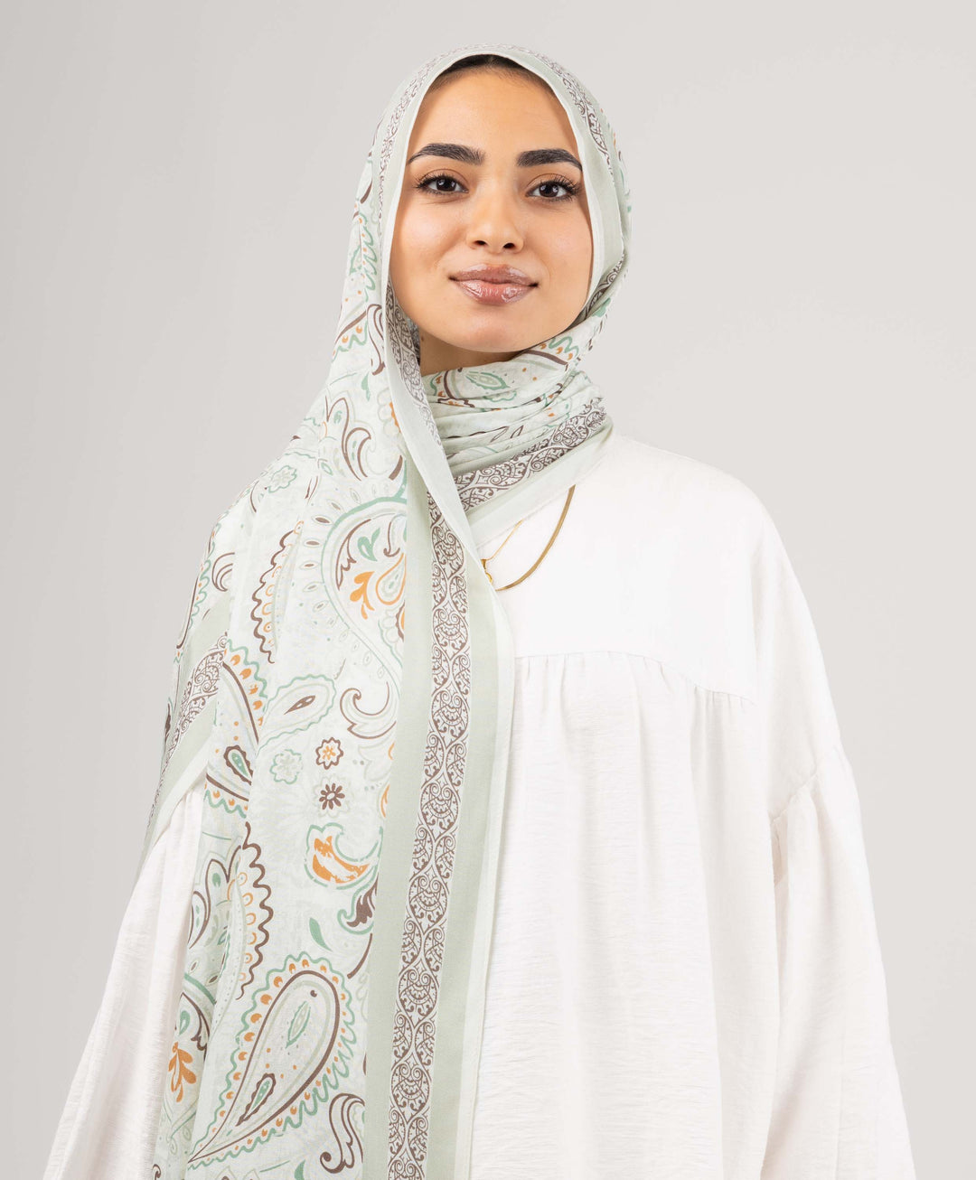 Calm Paisley Modal Scarf