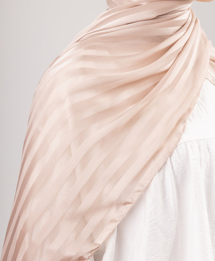 Majestic Satin Chiffon Scarf