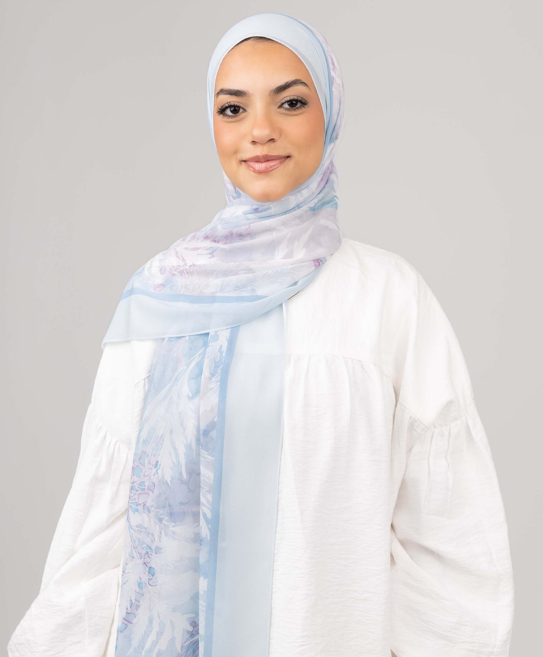 Serene Aura Chiffon Scarf