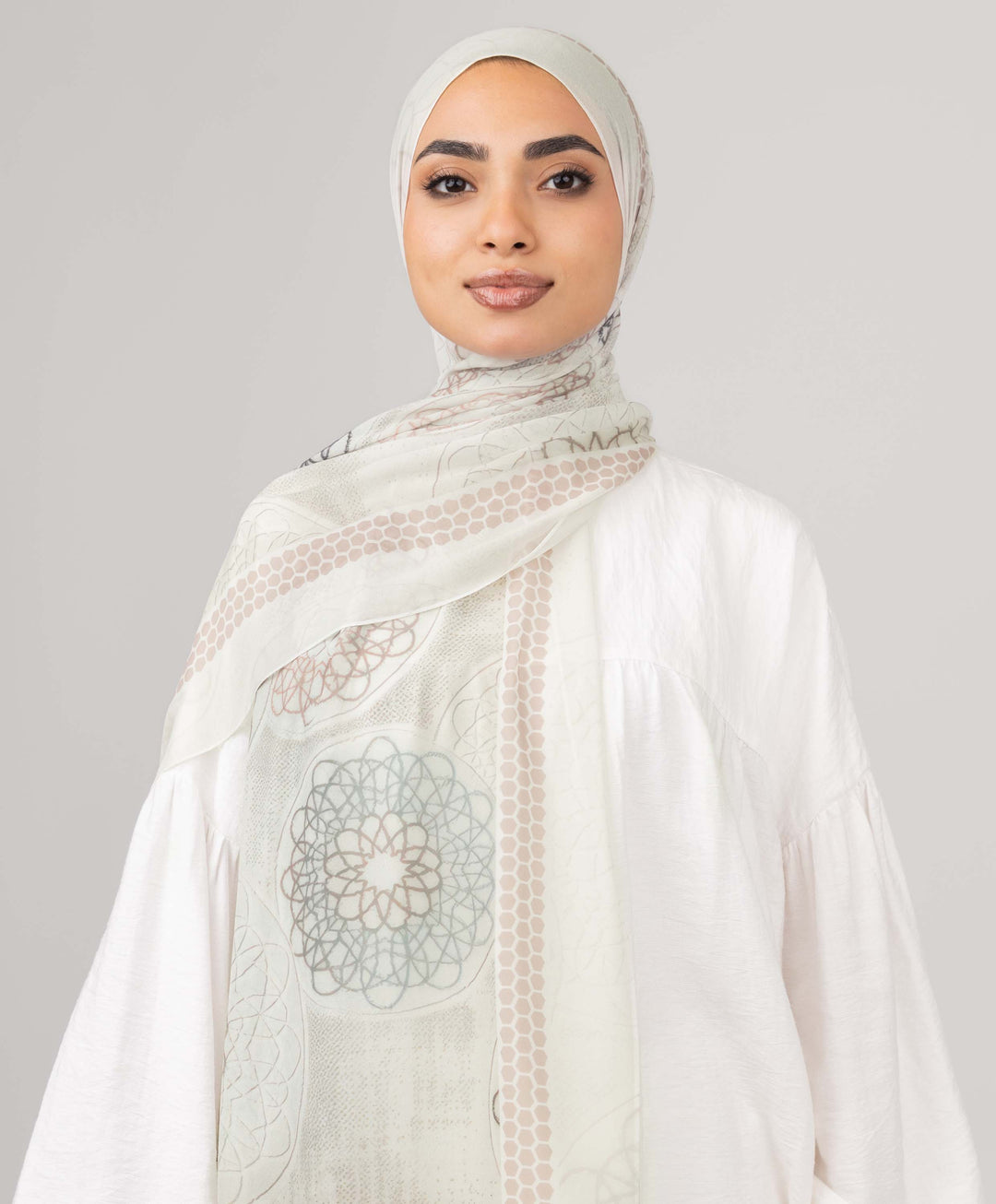 Tessellate Chiffon Scarf