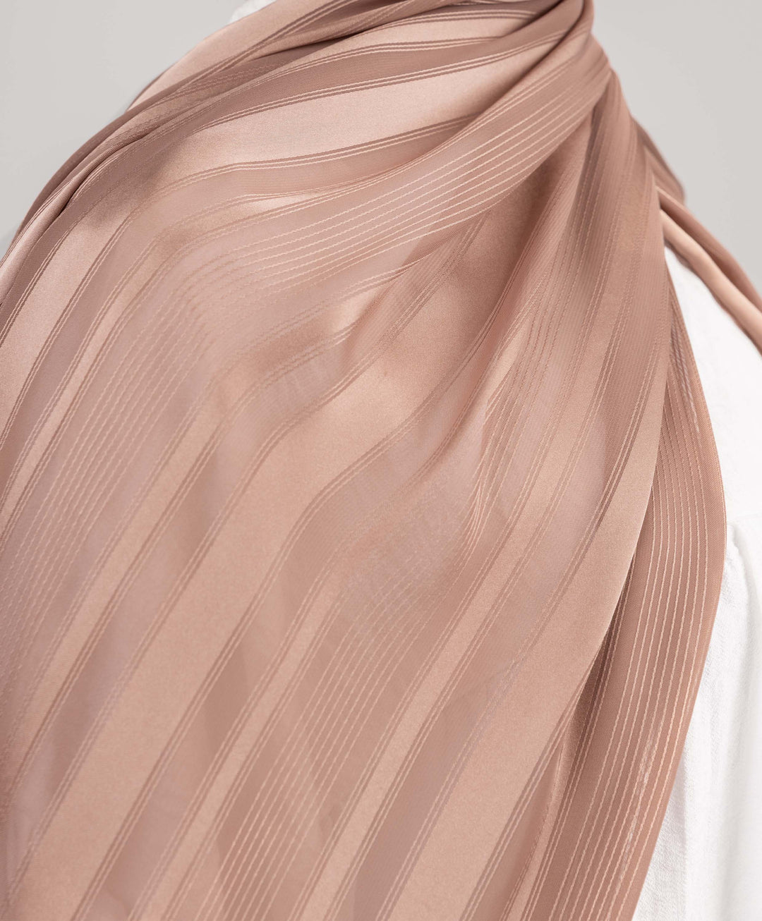 Dainty Satin Chiffon Scarf