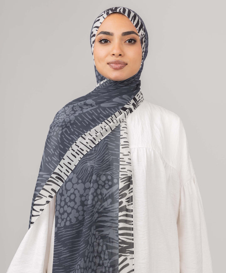 Twilight Haze Chiffon Scarf