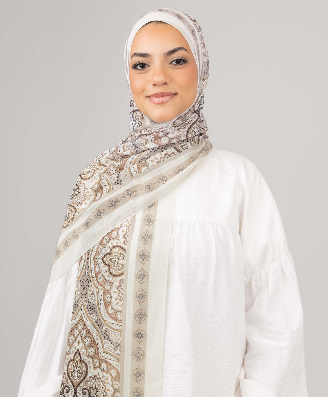 Arabesque Chiffon Scarf
