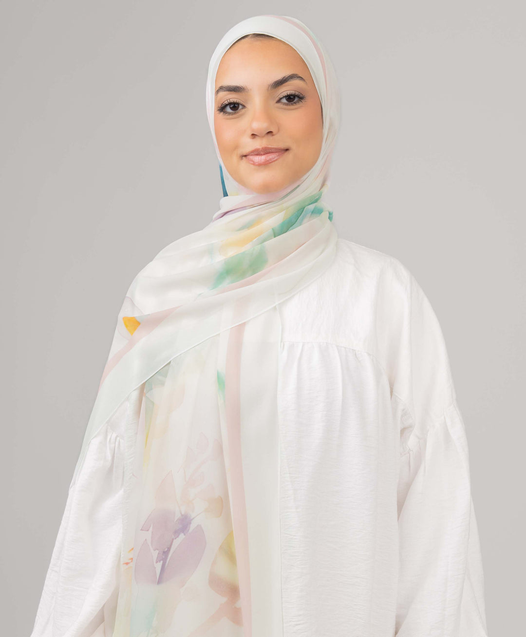 Pastel Chiffon Scarf