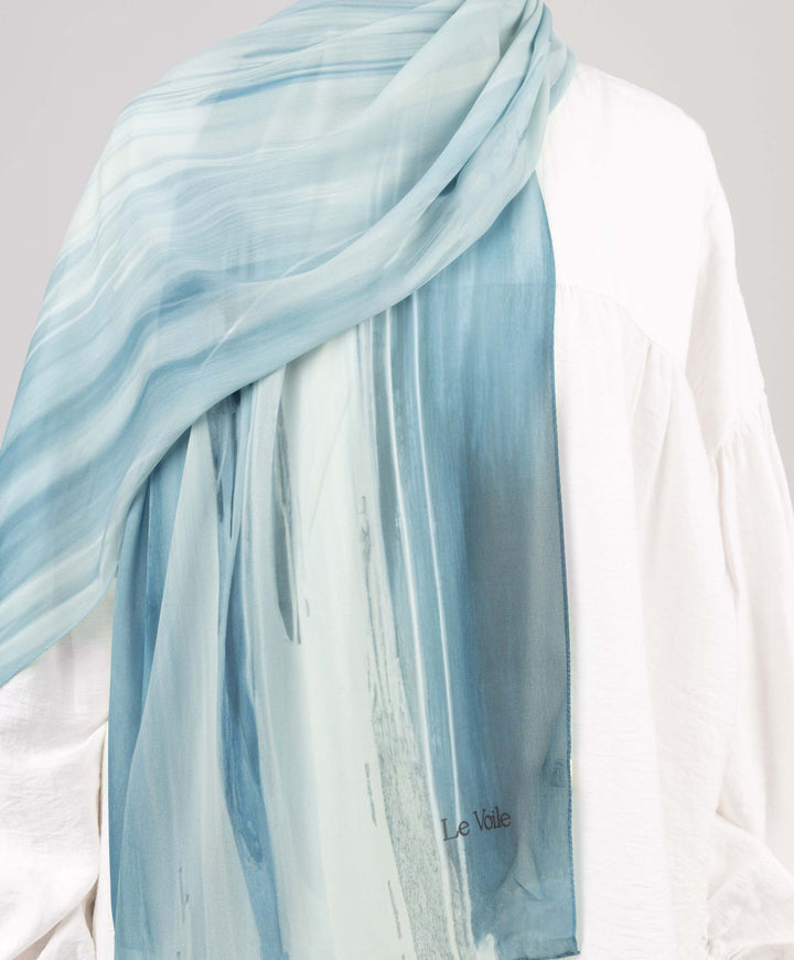 Dyed Chiffon Scarf