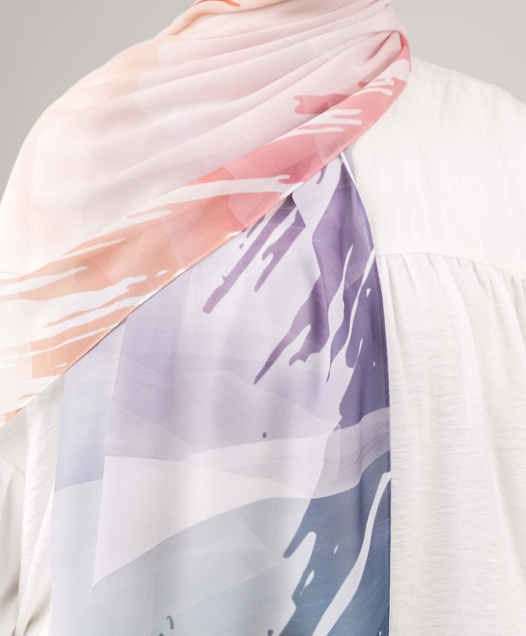 Colorflow Chiffon Scarf