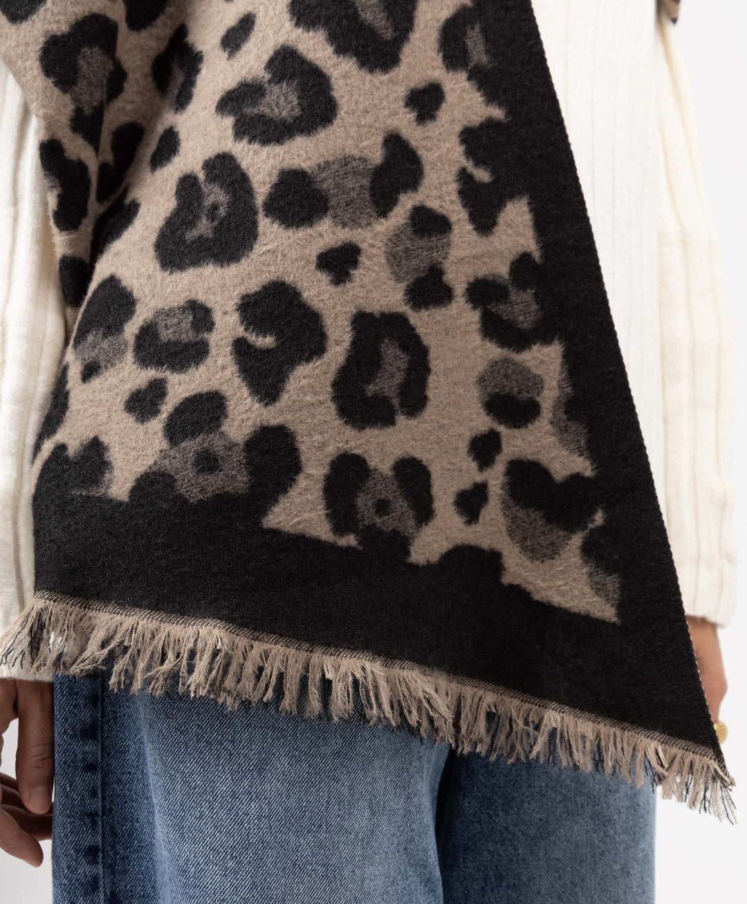 Leopard Winter Shawl