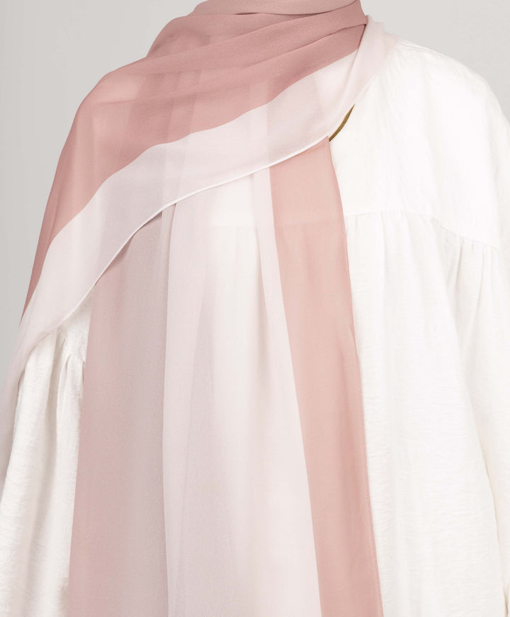 Flow Gradient Chiffon Scarf