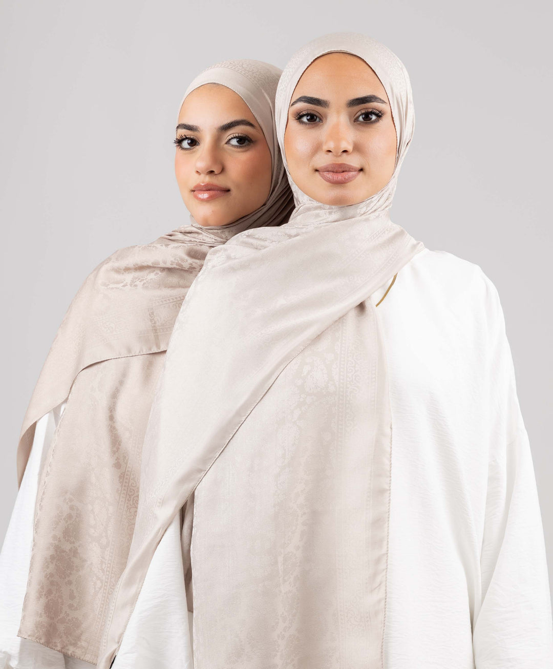 Satin Jacquard Scarf