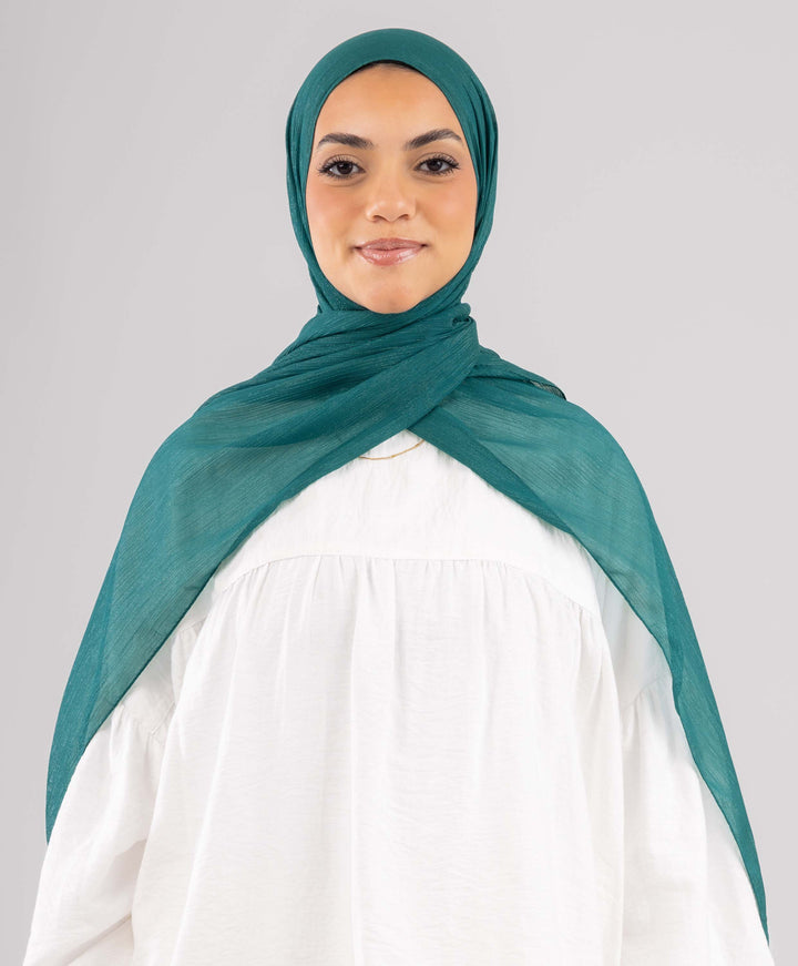 Glittery Chiffon Scarf