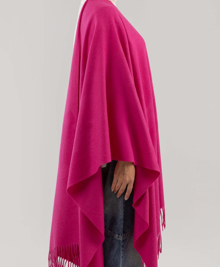 Cozy Plain Winter Shawl