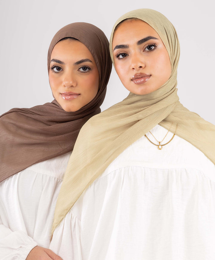 Glittery Chiffon Scarf