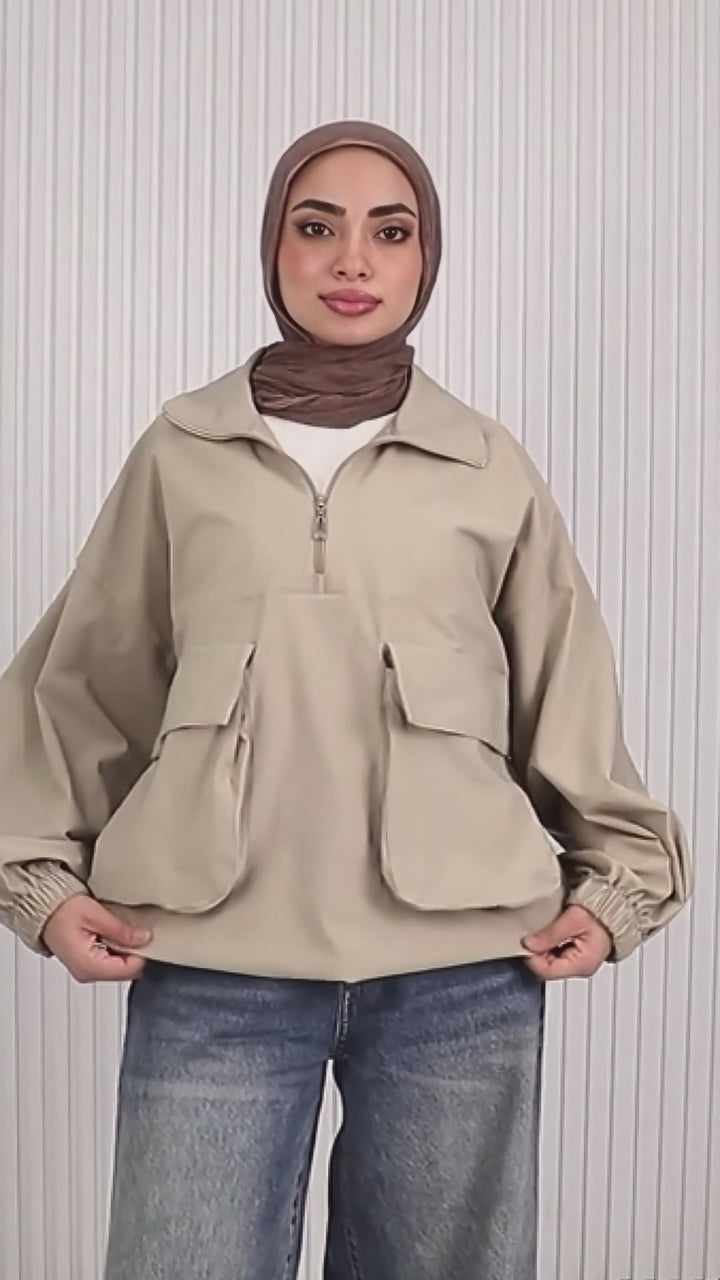 Half Zip Sweatshirt