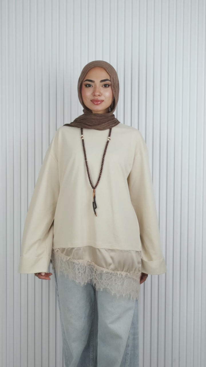 Lace Trim Shirt