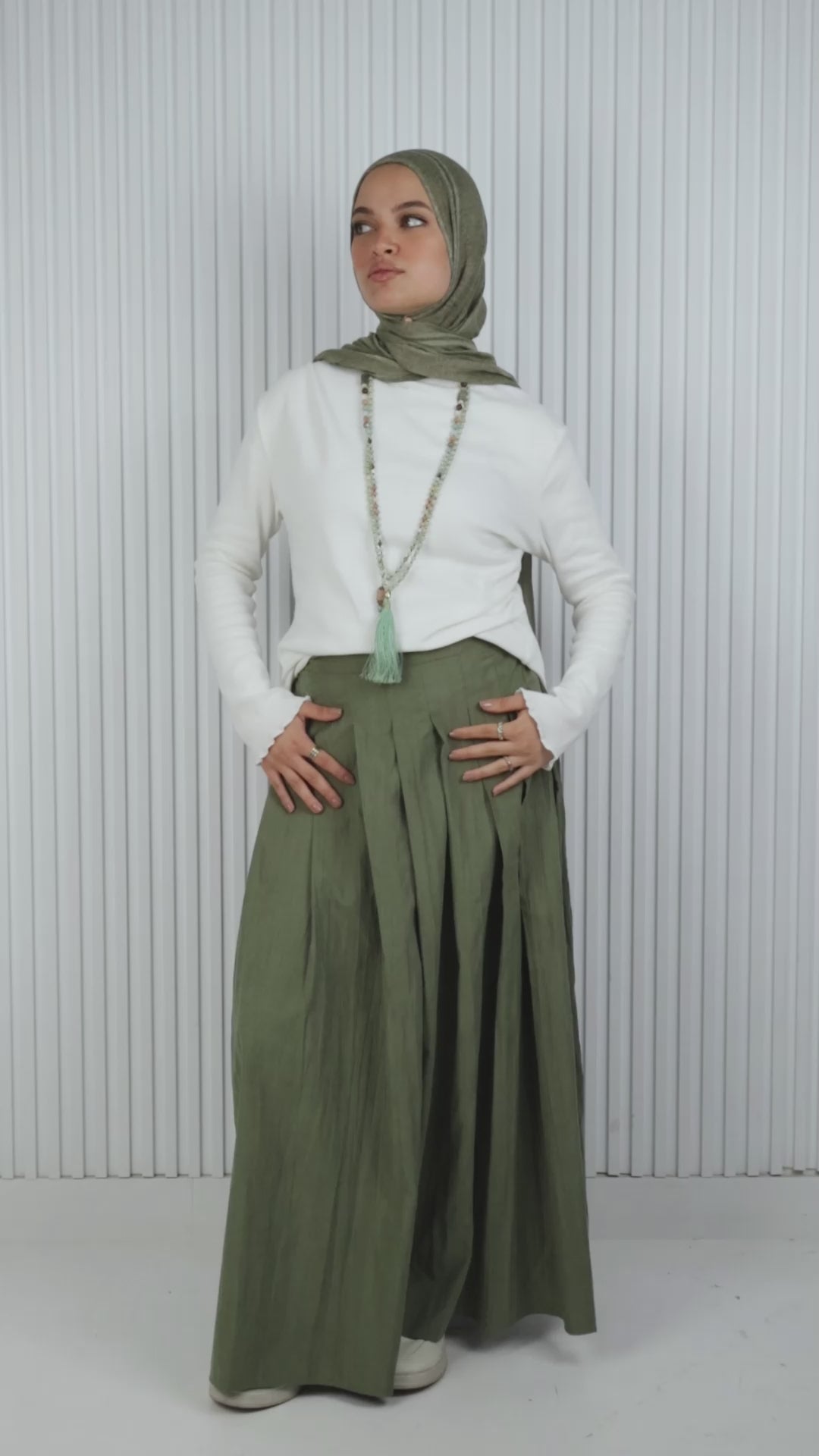 Soft Pleated Skirt