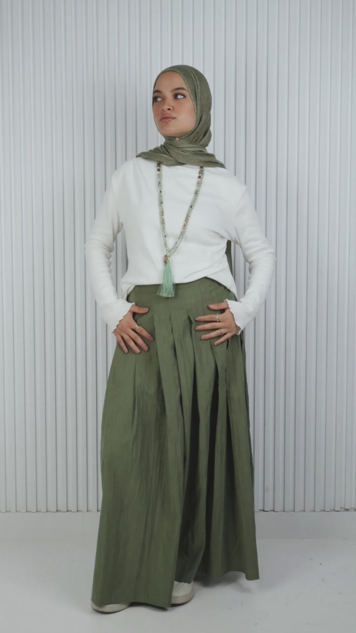 Soft Pleated Skirt