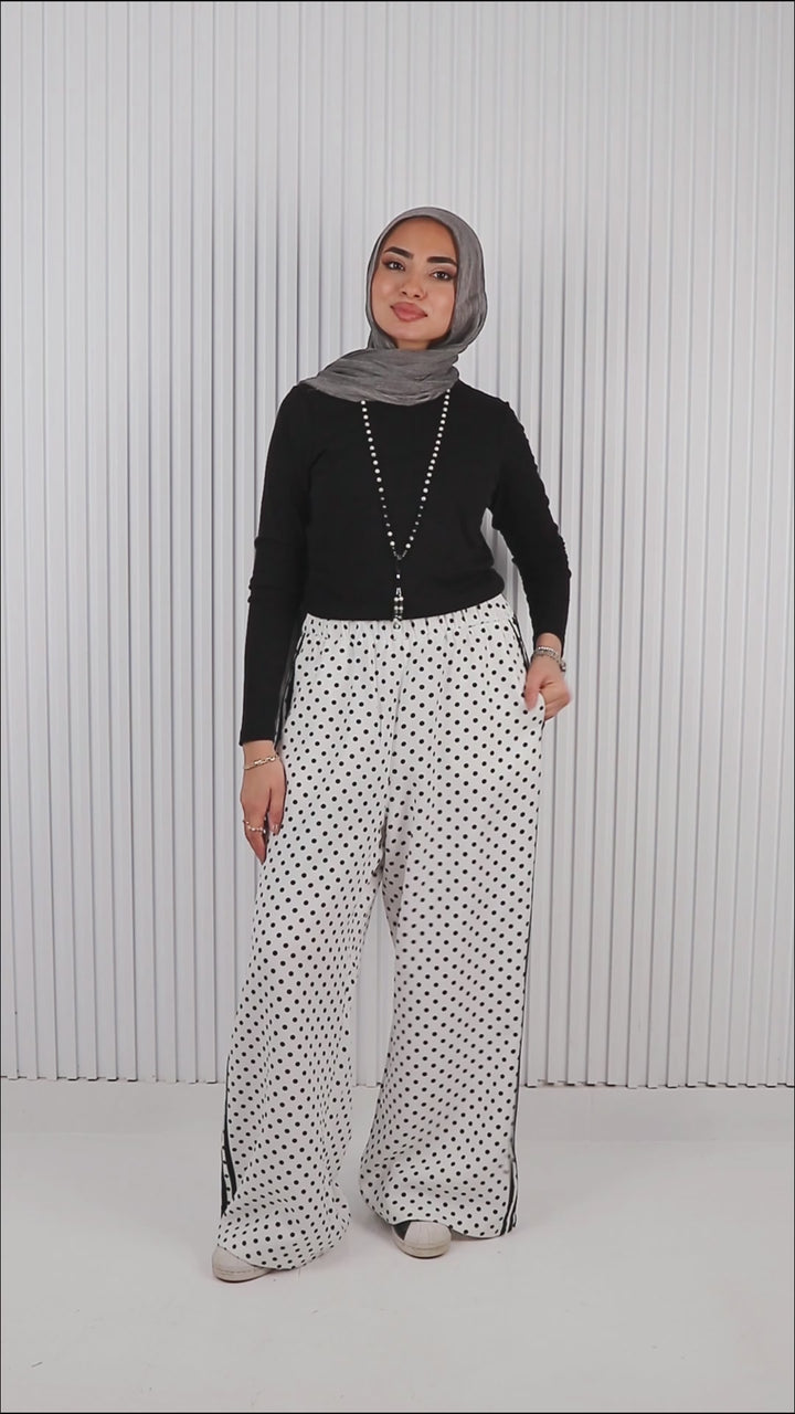 Striped Polka Dot Pants