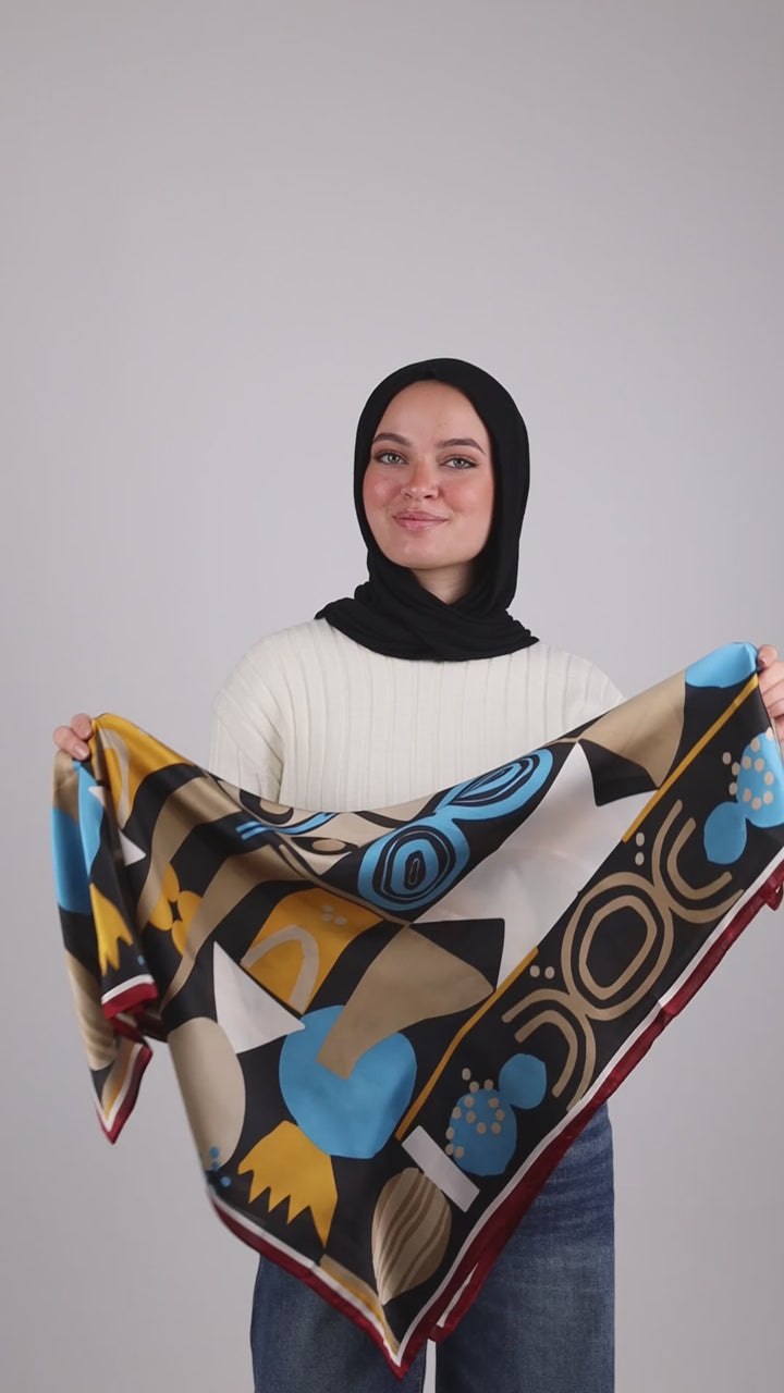 Luxury Silk Square Scarf