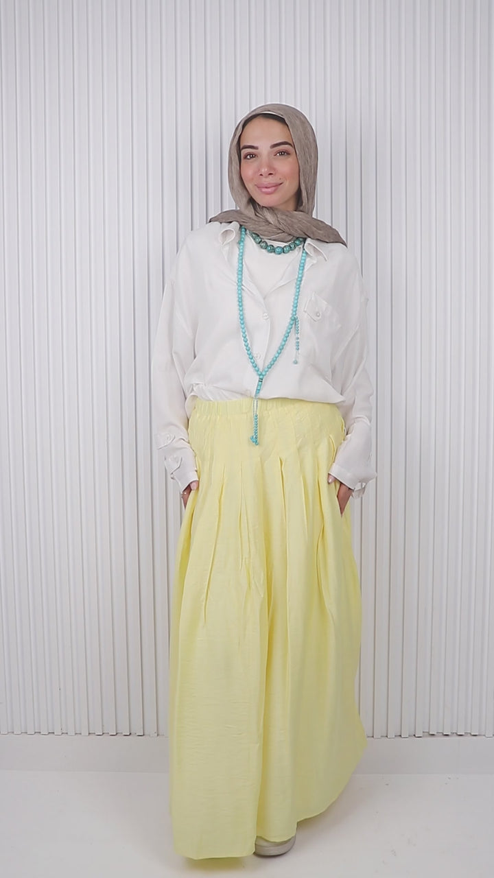 Flow Linen Skirt