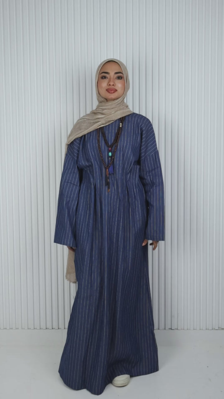 Striped Denim Dress