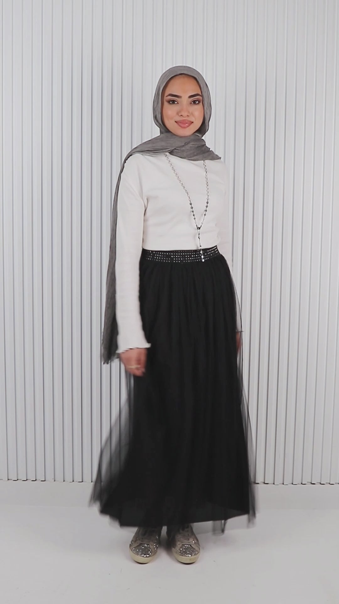 Tulle Maxi Skirt