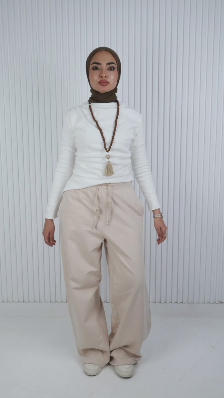 Easy Wide Leg Pants