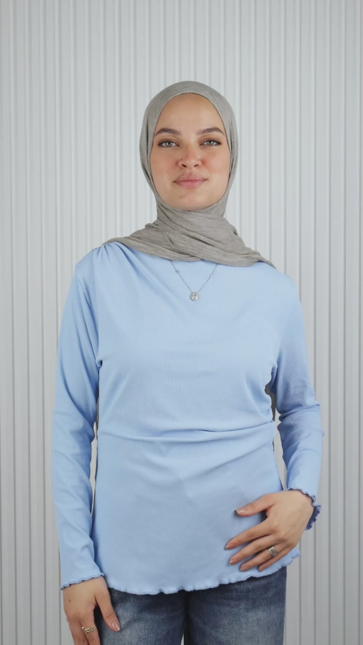 Draped Cotton Shirt