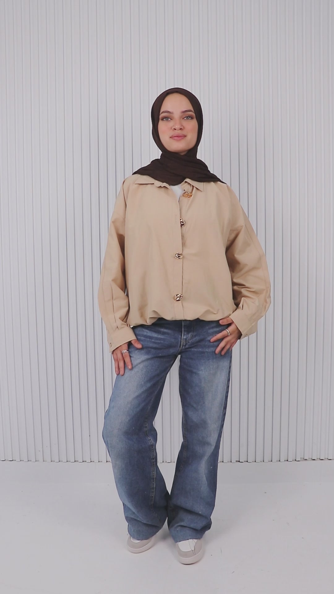 Golden Button Blouse