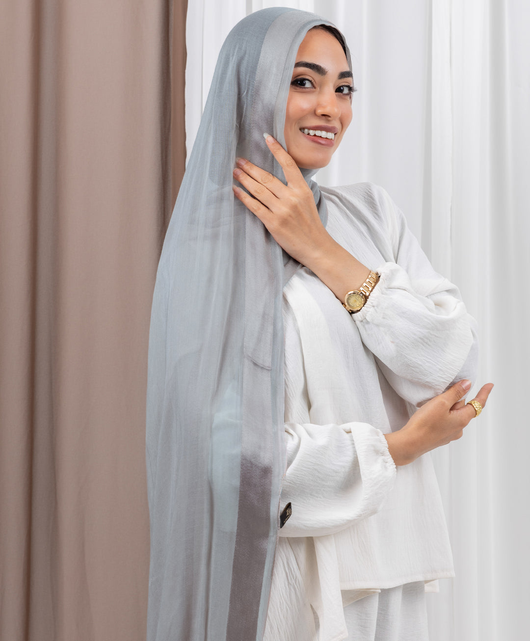 Everyday Linen Satin Scarf