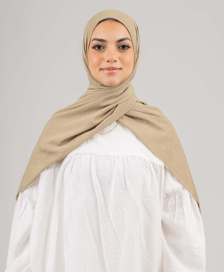 Dots Crinkle Chiffon Scarf