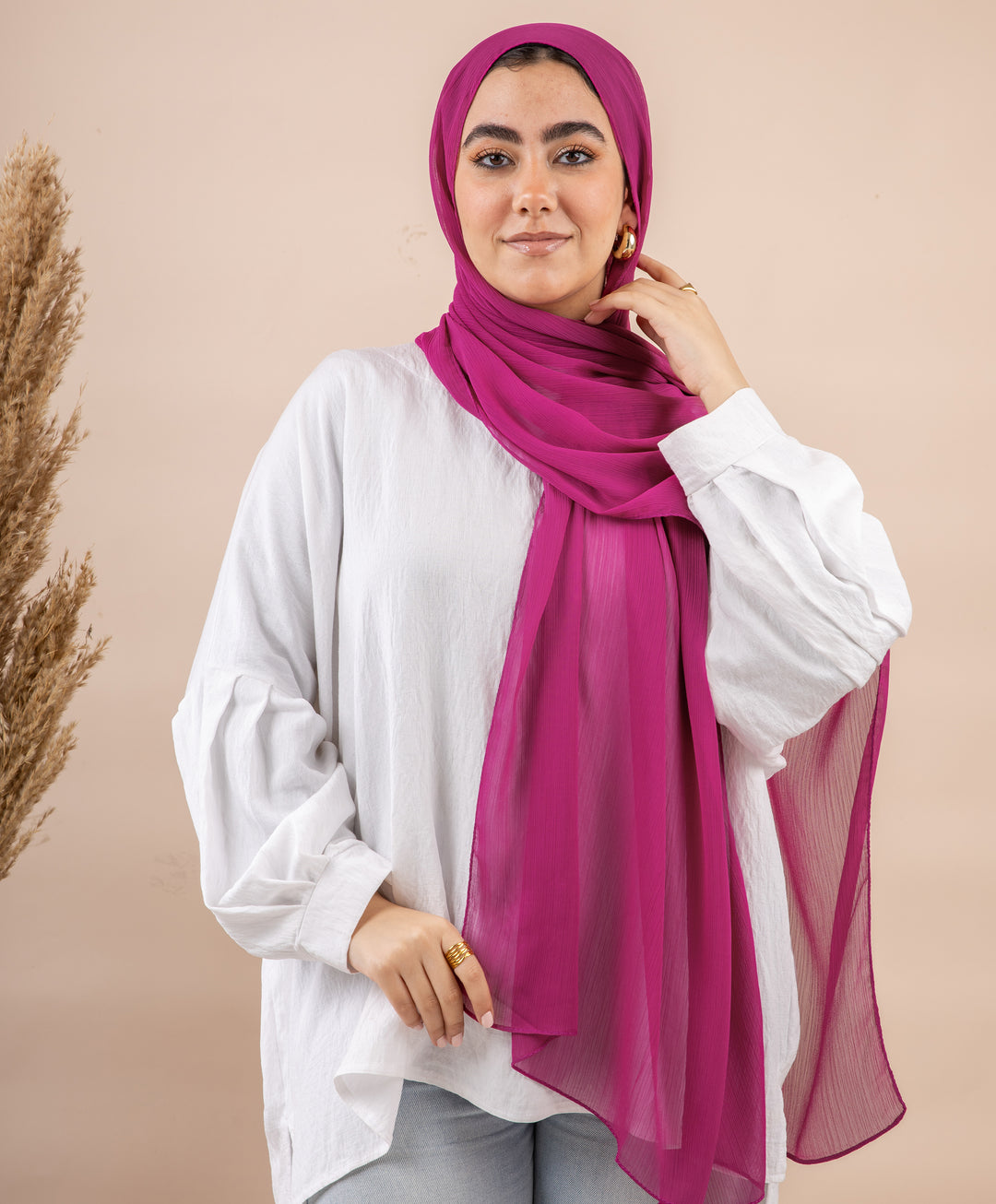 Chiffon Crinkle Scarf