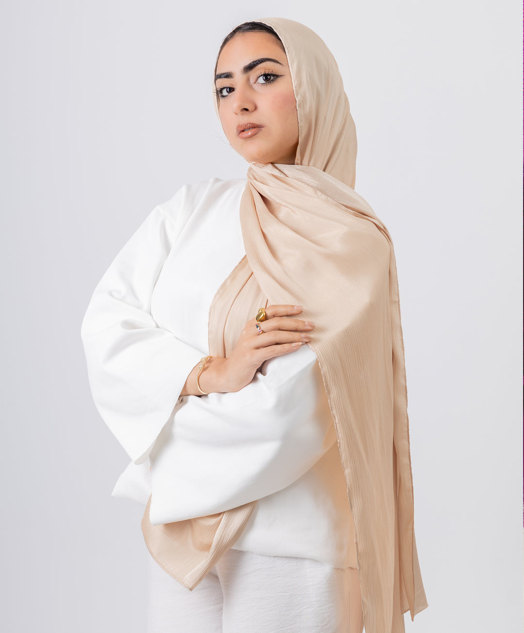 Silk Crinkle Scarf