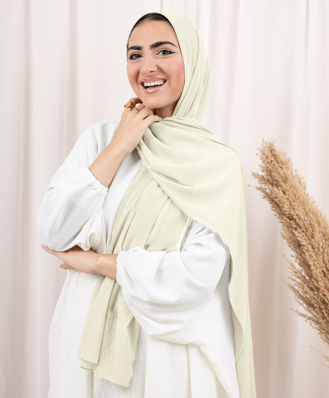 Dots Crinkle Chiffon Scarf