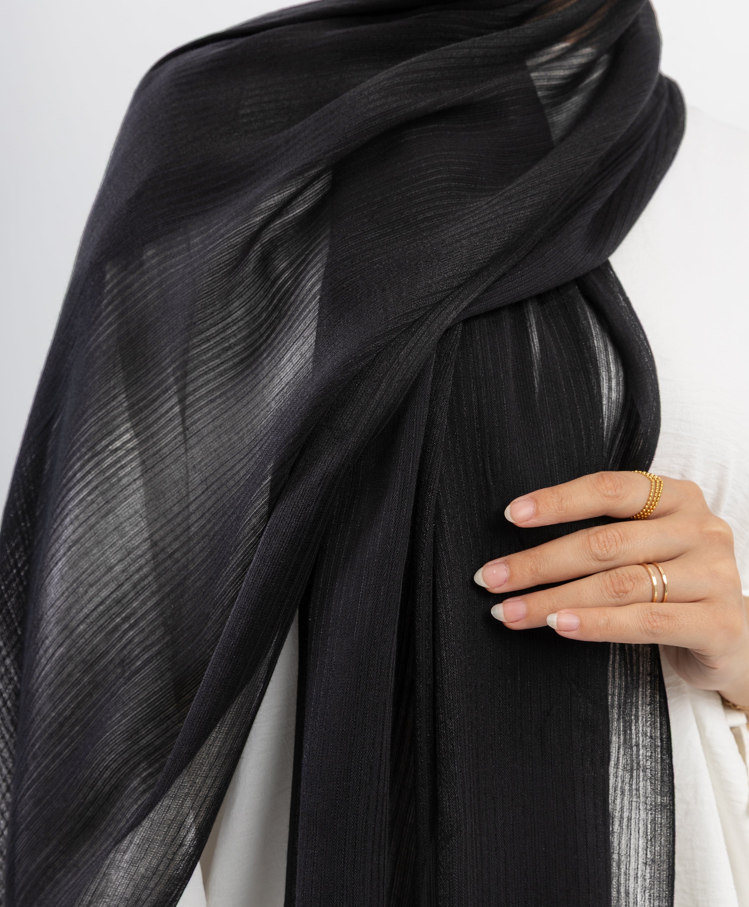 Mini Stripes Cotton Scarf – Le Voile