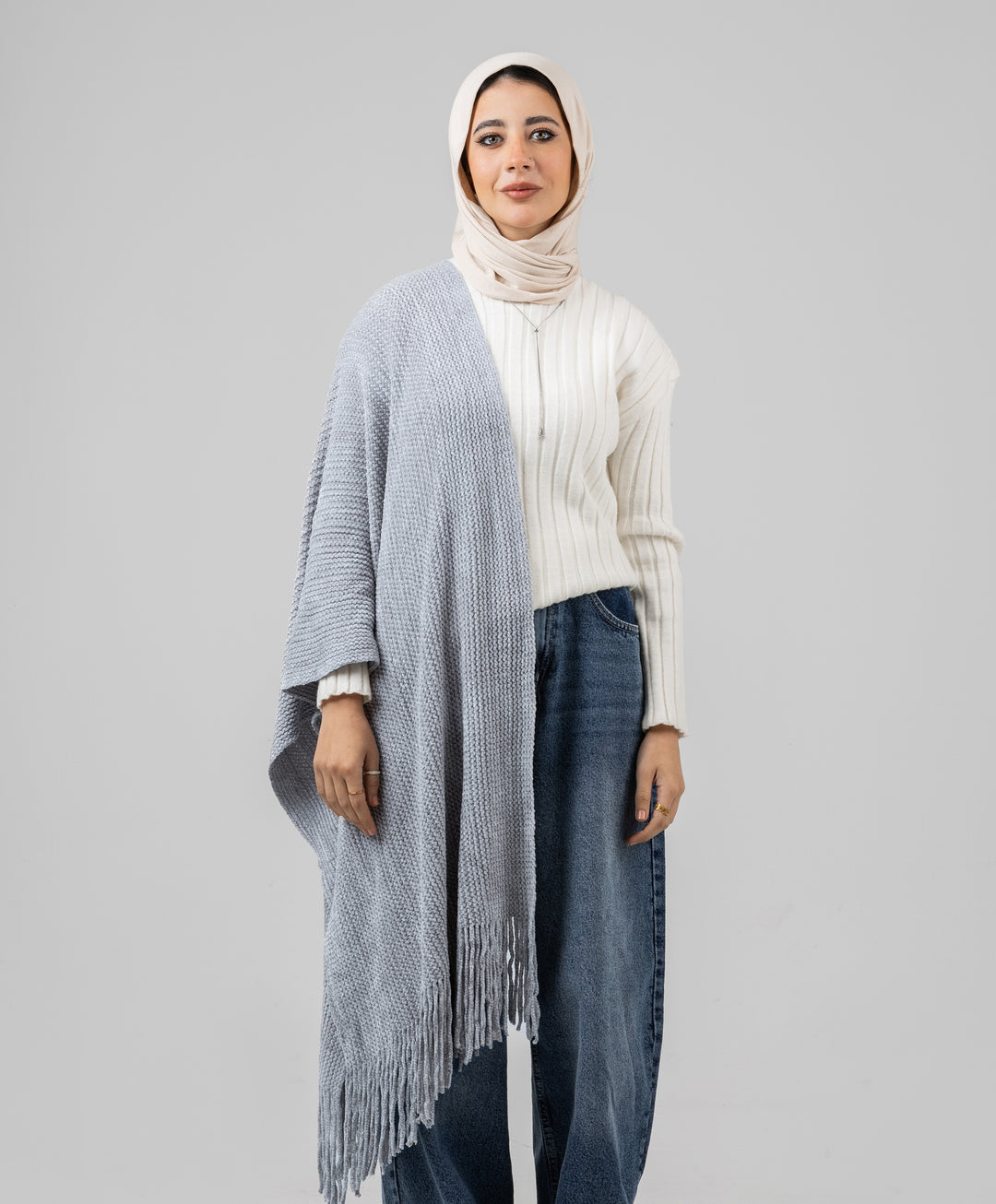 Knitted Winter Shawl