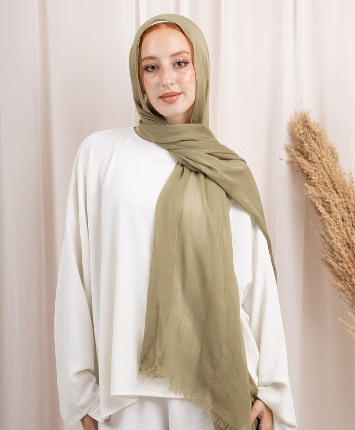 Cotton Crinkle Scarf