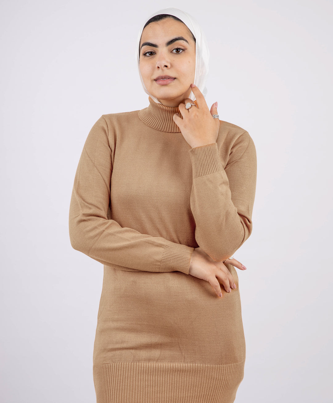 Long Modest Basic Fit Pullover