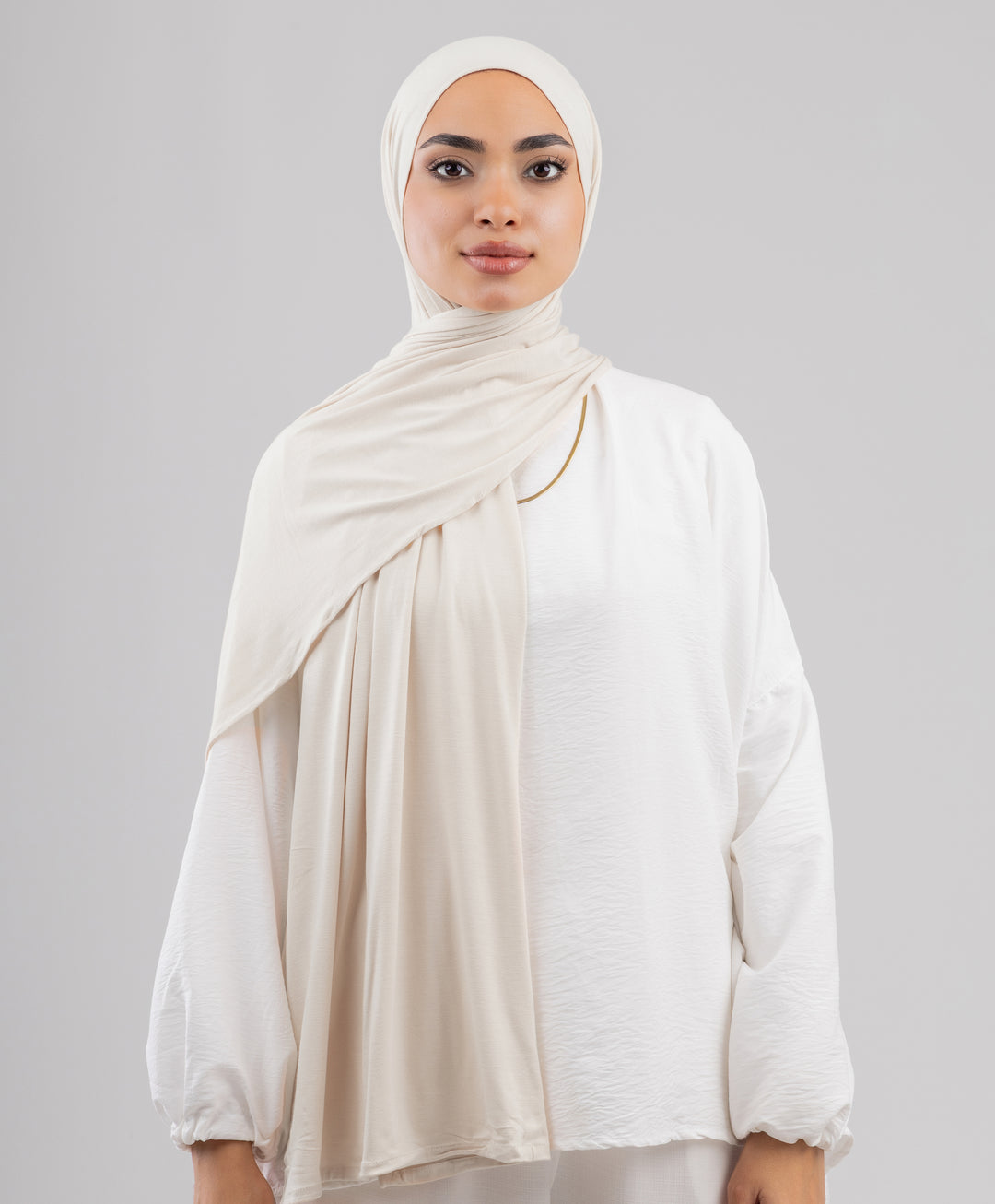 Plain Cotton Lycra Scarf