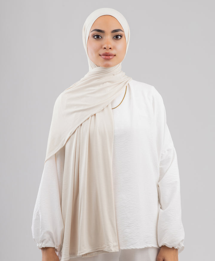Plain Cotton Lycra Scarf