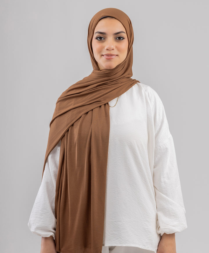 Plain Cotton Lycra Scarf