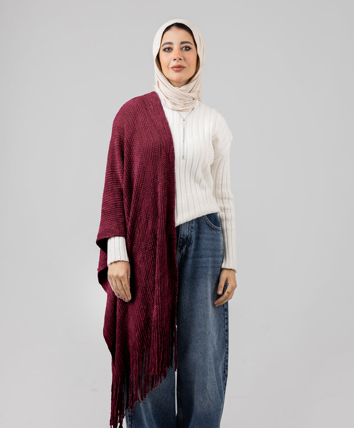Knitted Winter Shawl