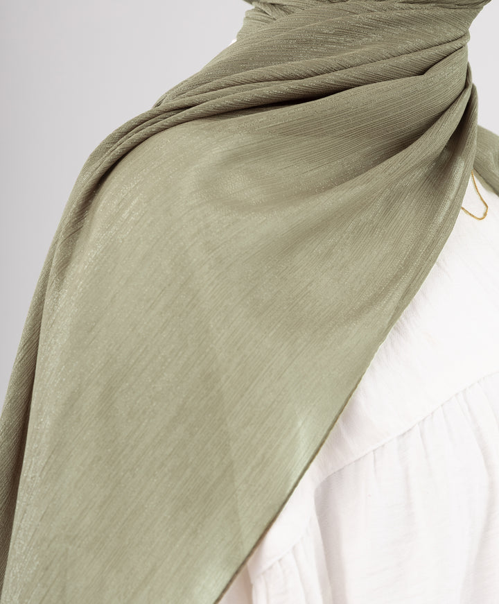 Glittery Chiffon Scarf