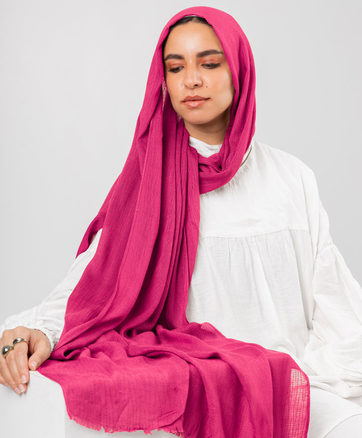Bubbly Linen Scarf