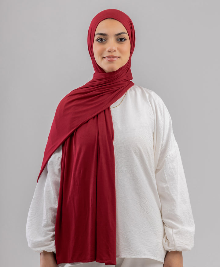 Plain Cotton Lycra Scarf
