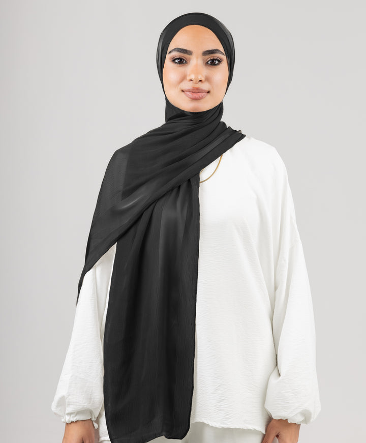 Everyday Crinkle Satin Scarf