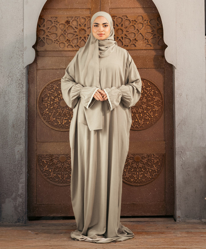 Plain Viscose Flounce Sleeves Isdal