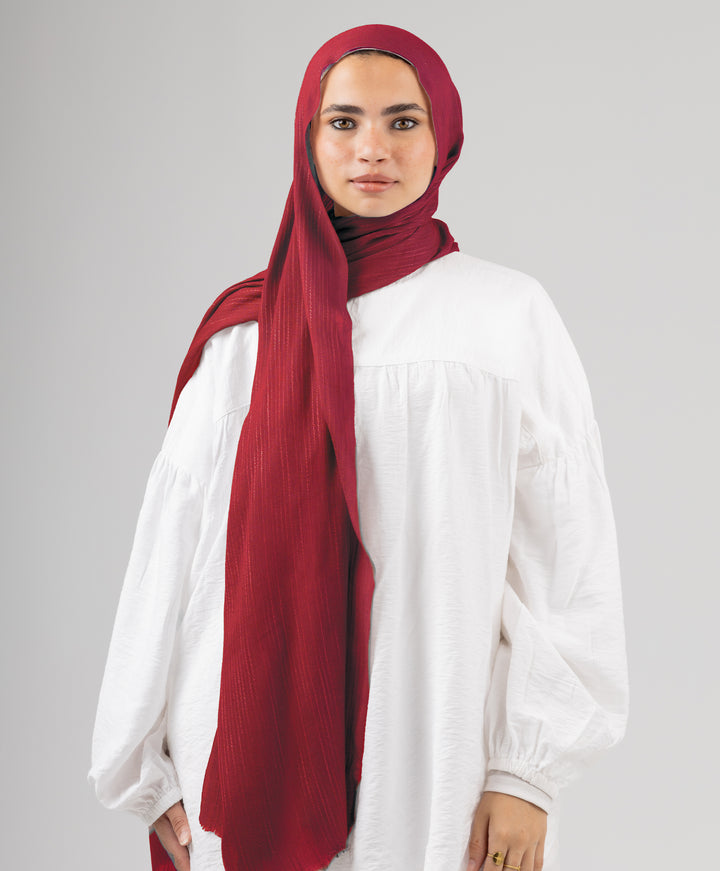 Ripple Linen Scarf