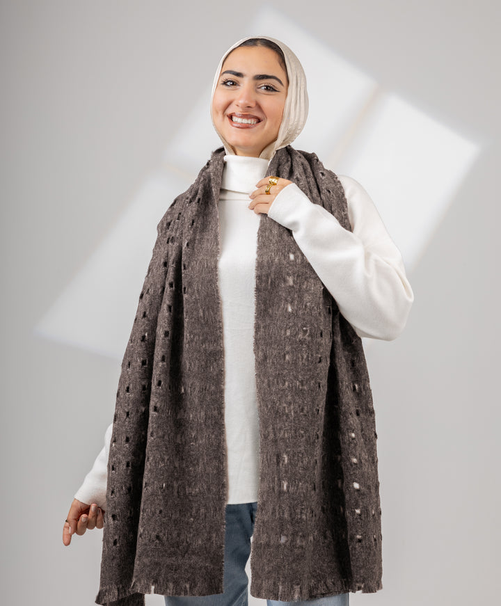 Holes Winter Shawl