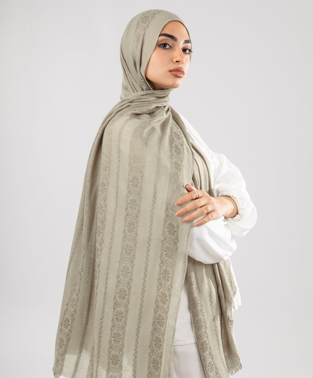 Majestic Linen Scarf
